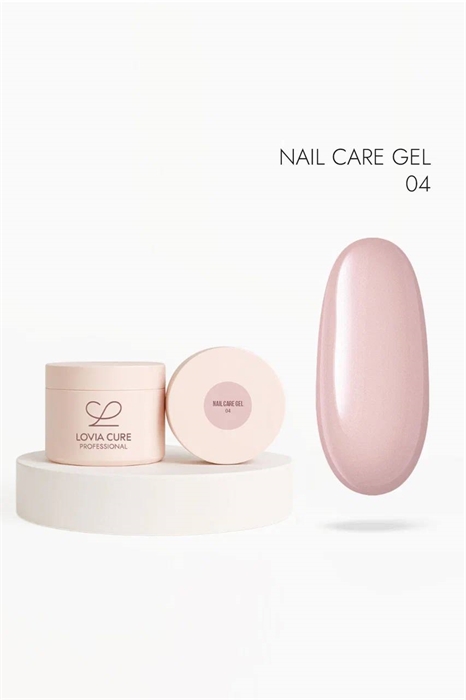 Гель моделирующий с кератином и кальцием 04 UV/LED Nail Care Gel 04 15 мл, LOVIA CURE loviacureNailCareGel04