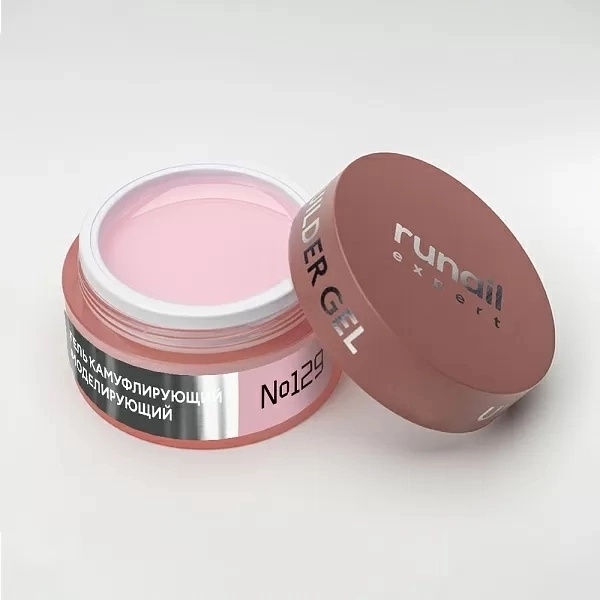 (ЧЗ) Ru  Nail Гель моделирующий Builder gel Expert №129, 15г 55214