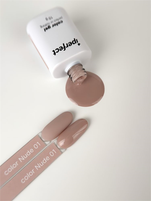 iPerfect Гель-лак Nude color gel №01, 10гр 55957