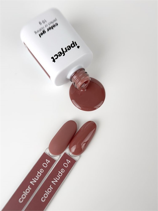 iPerfect Гель-лак Nude color gel №04, 10гр iPerfect_colorNude04