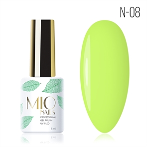 Mio Nails Гель-лак N-08 Neon №08, 8мл