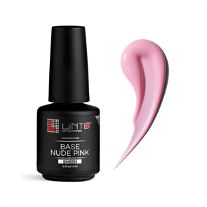Linto База Камуфлирующая Nude Pink Sheen, 15мл*