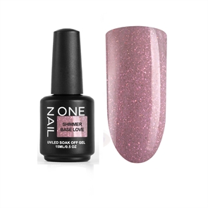 One Nail База Shimmer Base Love, 15мл One_BaseShimmerLove15