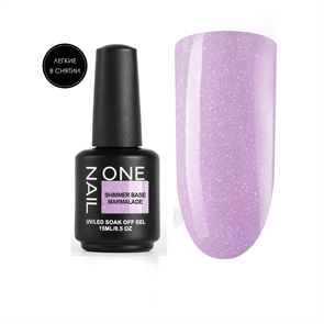 One Nail База Shimmer Base Marmalade, 15мл (легкие в снятии)