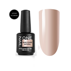 One Nail База Cover Natural, 15мл OneNail_Basecovernatural15