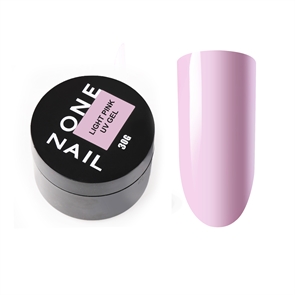 One Nail Гель для наращивания UV Gel Light Pink, 30гр OneNail_uvlightpink30