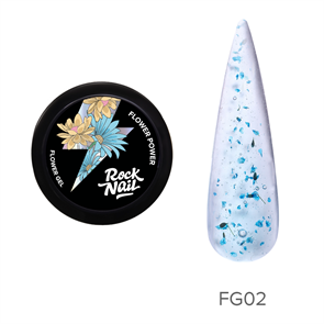 Rock Nail, Гель для наращивания Flower Power FG02 Bouquets Are Cringe, 10мл* RockNail_gelflowerFG02