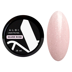 ALBI LIQUID POLYGEL Silver rose,  15мл Albi_liquidpolygelsilverrose