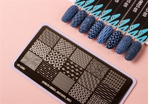 Go Stamp Пластина для стемпинга №037 Hypno* Gostamp_plastina037