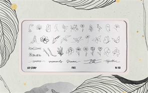 Go Stamp Пластина для стемпинга №150 Free* Gostamp_plastina150