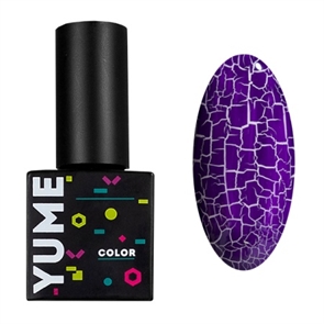 YUME Лак для дизайна Color Crack Violet, 8мл Y_Colorcrackviolet_8