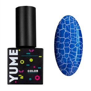 YUME Лак для дизайна Color Crack Blue, 8мл Y_Colorcrackblue_8