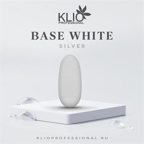 Klio База камуфлирующая White Silver, 15мл