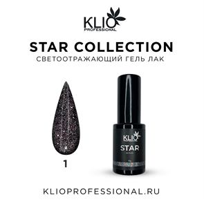 Klio Гель-лак "Star Collection" №01, 10мл Klio_star01_10