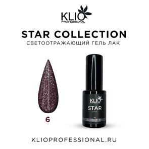 Klio Гель-лак "Star Collection" №06, 10мл Klio_star06_10