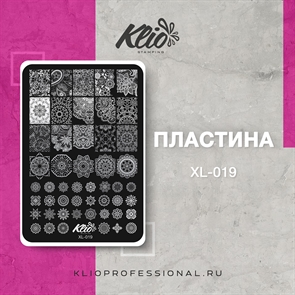 Klio Пластина для стемпинга XL-019