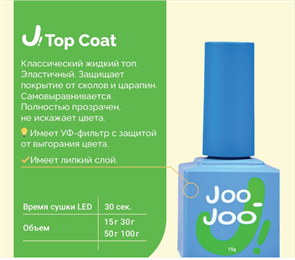 Joo-Joo Top Coat, 15мл
