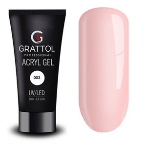 Grattol Акригель Acryl Gel №03, 30мл* Grattol_AcryGel03_30