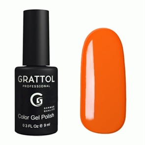 Grattol Гель-лак №029 Orange Red Neon, 9мл