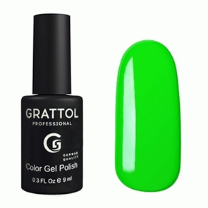 Grattol Гель-лак №037 Lime Neon, 9мл