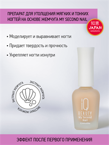 IQ BEAUTY Препарат для утолщения ногтей на основе жемчуга (New Design), 12.5мл IQTR004