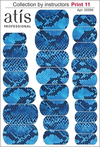 Atis Дизайн-пленка Print №11, 25шт/1лист (00589) Atis_00589