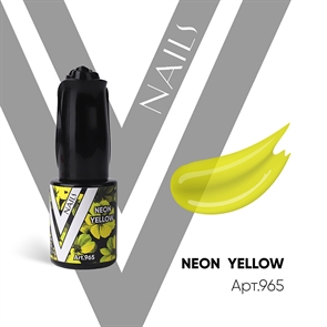 Vogue Гель-лак витраж №965 Neon Yellow 10мл