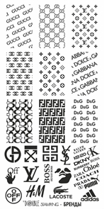 Double Пластина для стемпинга Бренды Double_plastinabrands