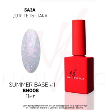 NF База для гель-лака Summer №01, 11мл Nail_Factor_BaseSummer01_11