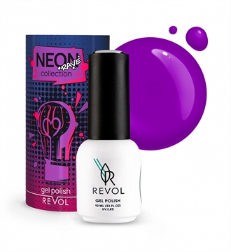 REVOL Гель-лак Neon Rawe collection №07 Décor REVOL_NR07