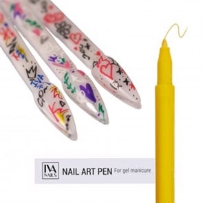 IVA NAILS Акриловый фломастер 02 (Yellow)