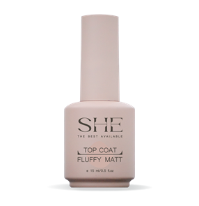 SHE TOP COAT FLUFFY MATT, 15мл SHETOPFLUFFYMATT_15