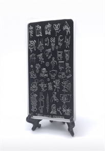 Double Пластина для стемпинга Кукловод, 6*12см Double_plastinapuppeteer