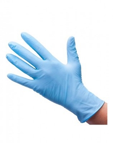 Перчатки ХS Nitrile голубые
