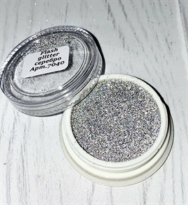 MILA Блеск Светоотражающий Flash glitter серебро