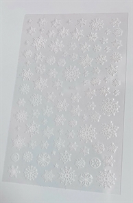 MILA Наклейки Снежинки белые  002 Mila_stickers002