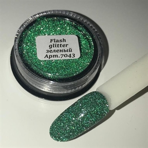 MILA Блеск Светоотражающий Flash glitter зеленый Mila_flashglittergreen