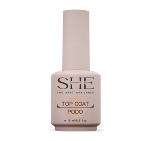 SHE TOP COAT PODO, 15мл SHETOPPODO_15