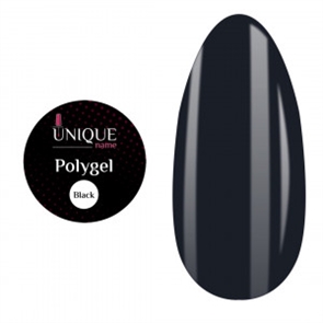 Unique Полигель Black, 15мл Unique_PolygelBlack_15