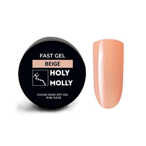 Holy Molly Гель Fast Gel BEIGE, 15ml HM_GELBEIGE15-1