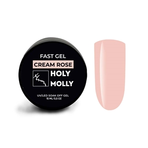 Holy Molly Гель Fast Gel CREAM ROSE, 15ml HM_GelCREAMROSE,_15