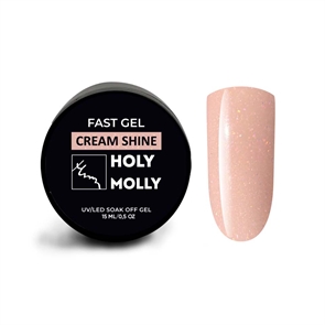 Holy Molly Гель Fast Gel CREAM SHINE, 15ml HM_GelCREAMSHINE_15