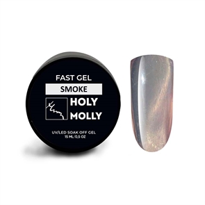 Holy Molly Гель Fast Gel SMOKE, 15ml HM_GelSMOKE15