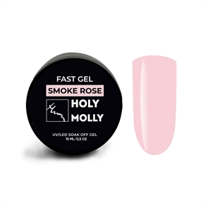 Holy Molly Гель Fast Gel SMOKE ROSE, 15ml HM_GelSMOKEROSE_15