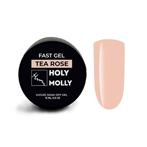 Holy Molly Гель Fast Gel TEA ROSE,15ml HM_GelTEAROSE_15