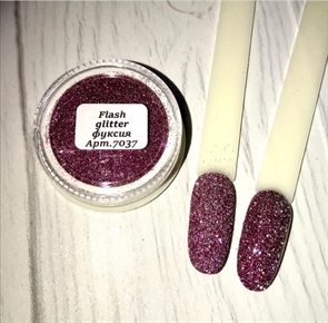 MILA Блеск Светоотражающий Flash glitter фуксия