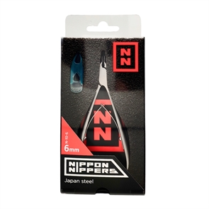 Nippon Nippers Кусачки для кутикулы. Лезвие 6мм. Двойная пружина. Ручная заточка N-10-6 