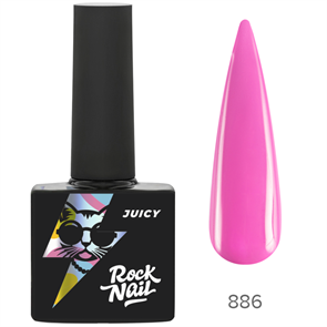 Rock Nail, Гель-лак Juicy №886 Ambitious* RockNail_886