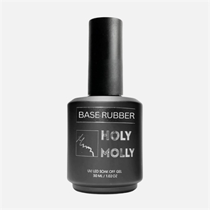 Holy Molly Base RUBBER 30ml (бутылка с кистью) HM_BRubber30 с кистью
