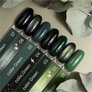 iPerfect Гель-лак Green color gel №03, 10гр iPerfect_Green03